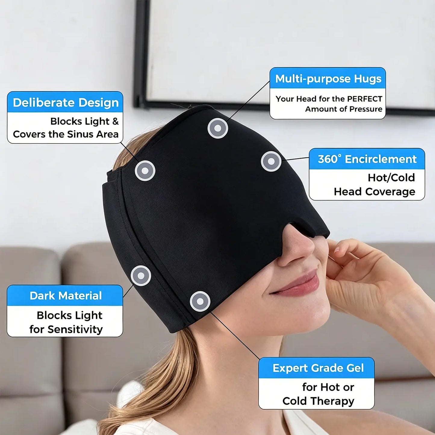 Migraine Relief Gel Ice Cap